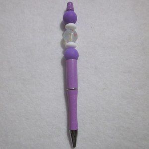 Purple Beaded Pen.